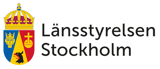 Länsstyrelsen Stockholm logotyp färg vänster utan frizon clr